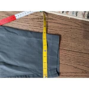 Eileen Fisher High Waisted Straight Gray Stretch Cropped Pants 2X